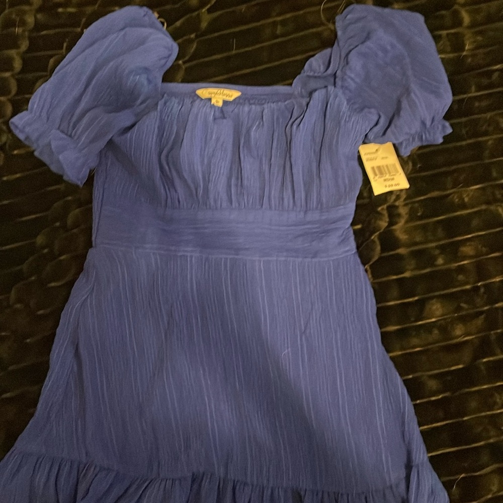 royal blue dress, size-m